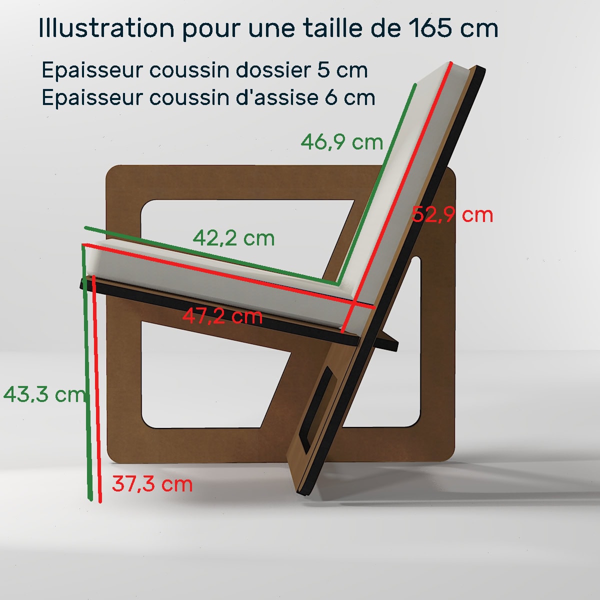 Les dimensions d'une assise en fonction de la taille - Blog des ...