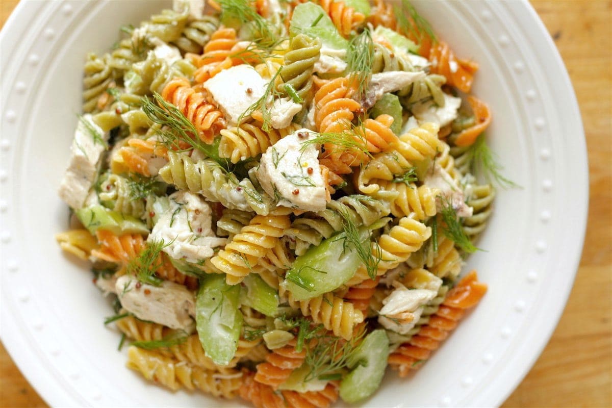 Dill Chicken Pasta Salad The Hungry Hutch