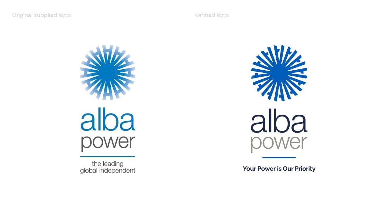 Alba Power Logo Design