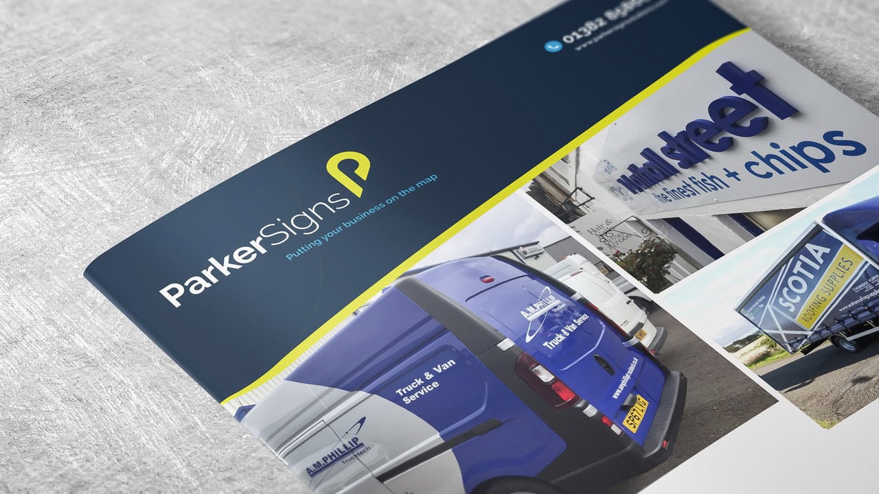Parker Signs Brochure Design