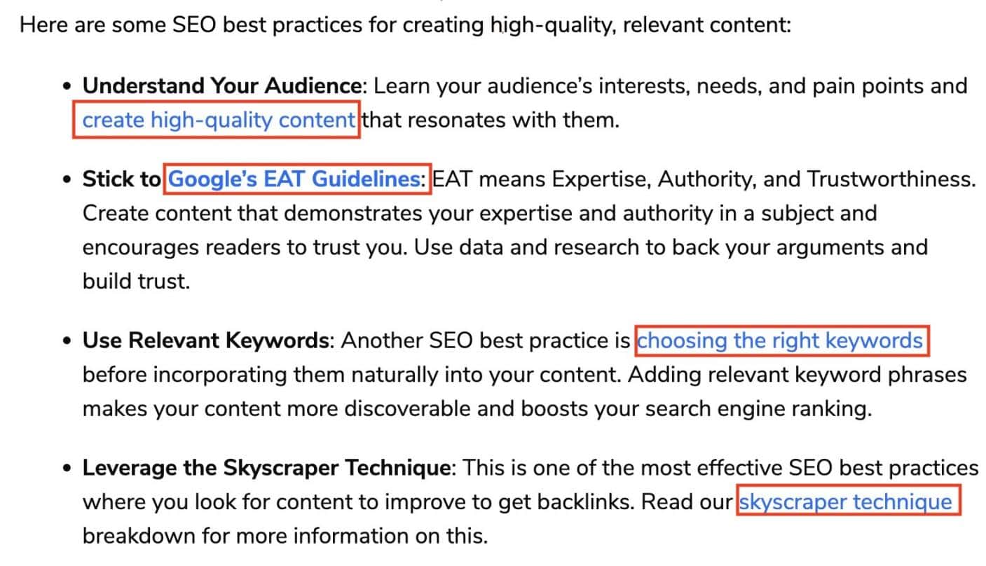 internal linking