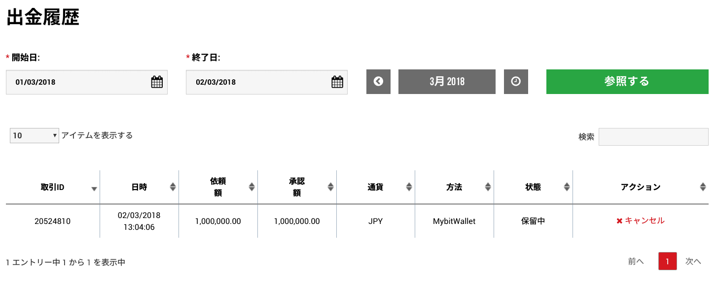 XM出金が保留中