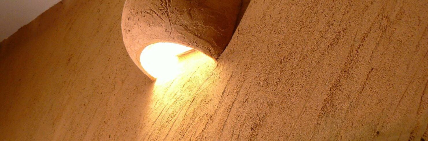 Hliněná omítka, Zdravá alternativa bydlení Vladimír Voborník VobArt interiér