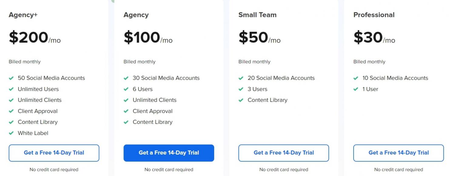 SocialPilot pricing