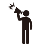 主張する人