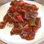 Balsamic Slow Cooked Beef Stew Recipe - Easy one pot recipe, tasty beef stew with peppers, onion and sweet potato | AmateurChef.co.uk