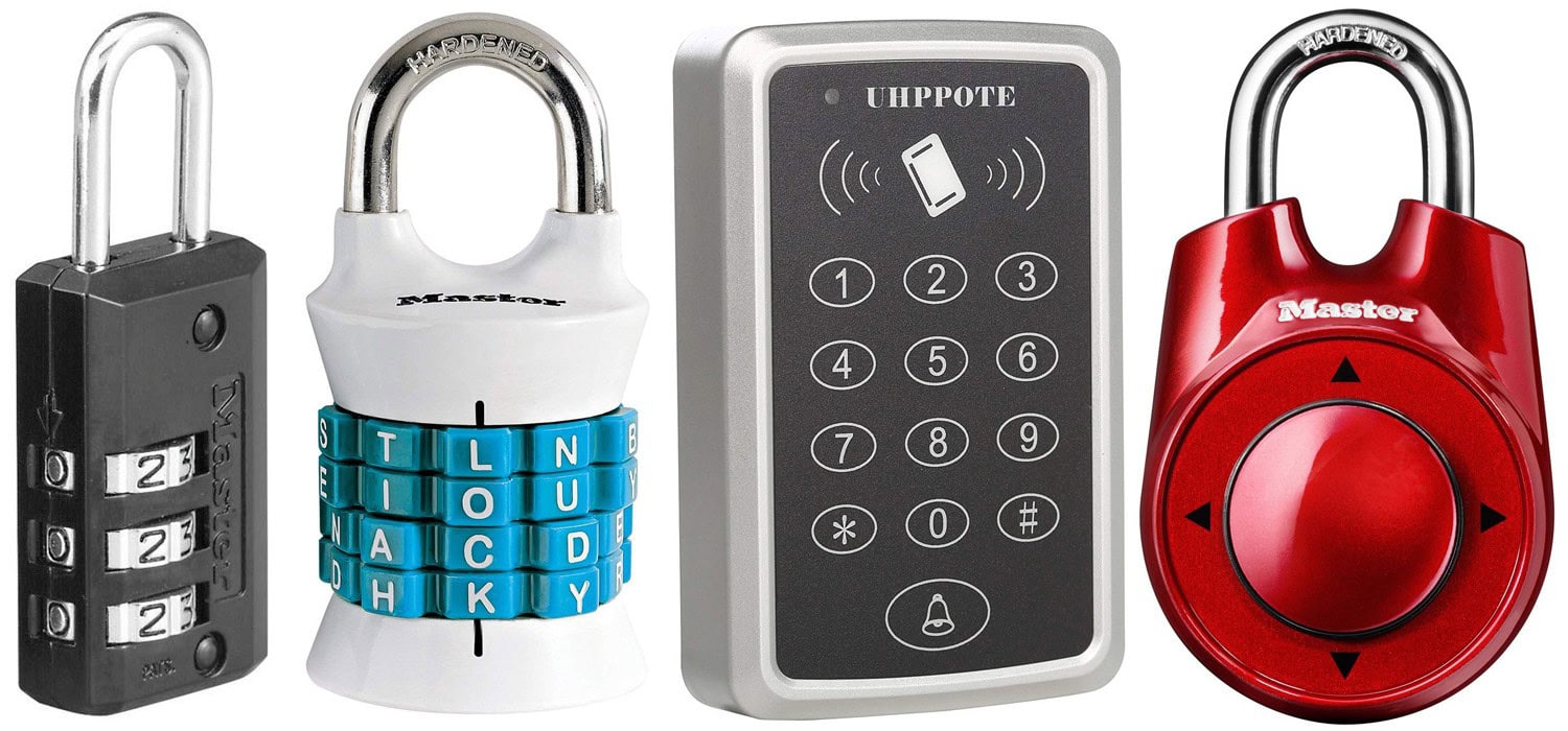 Various different locks
