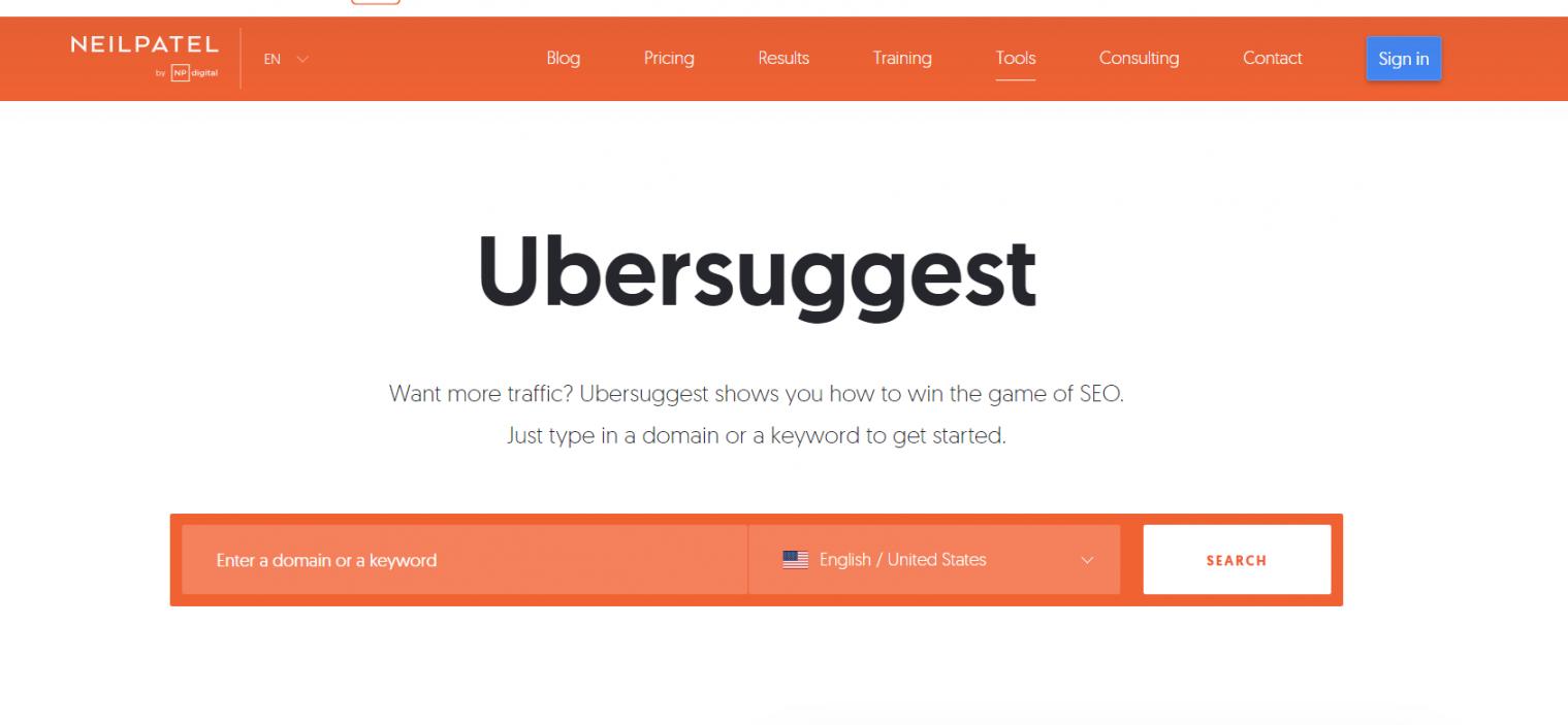 Ubersuggest
