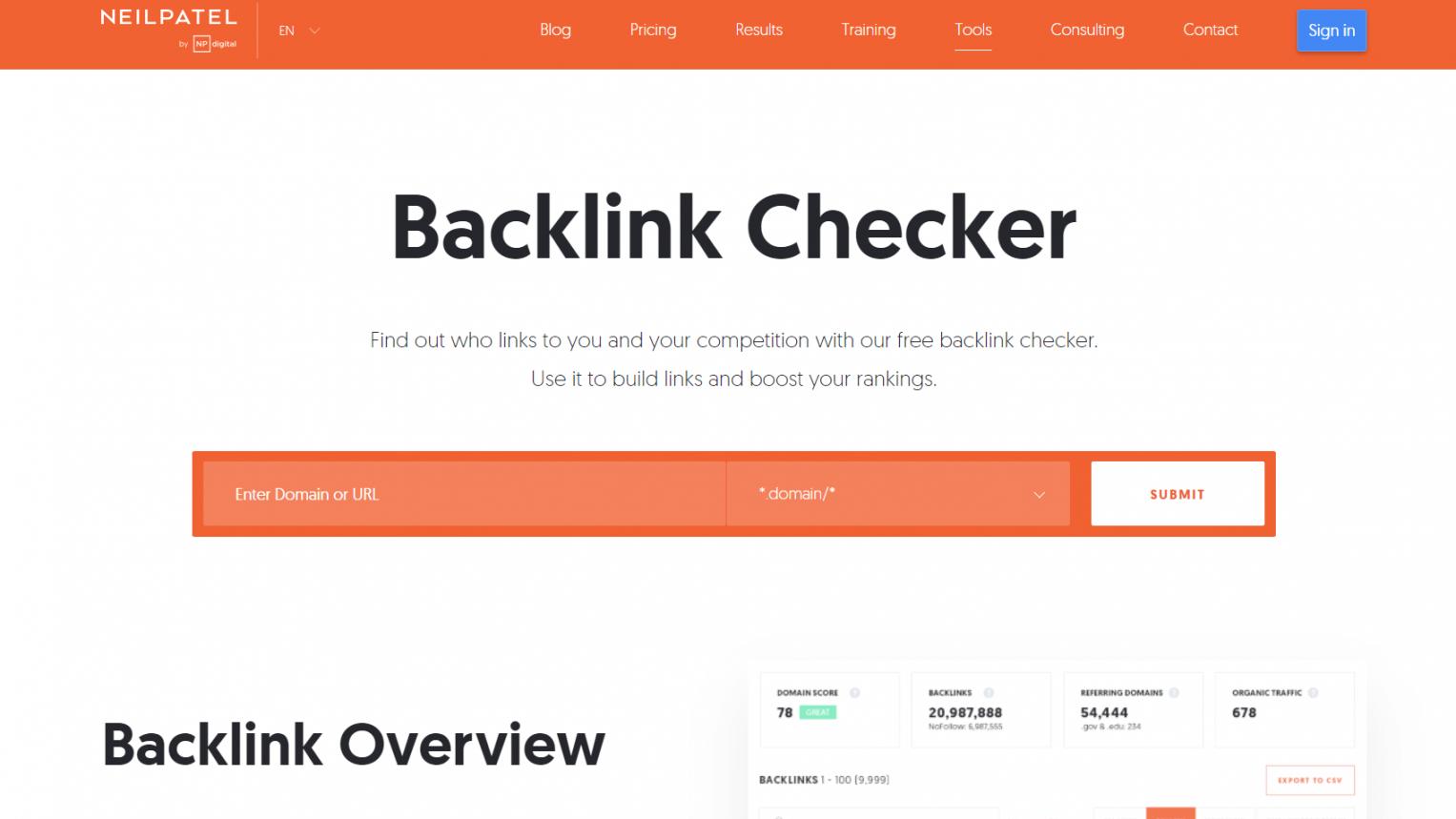 Backlink Checker