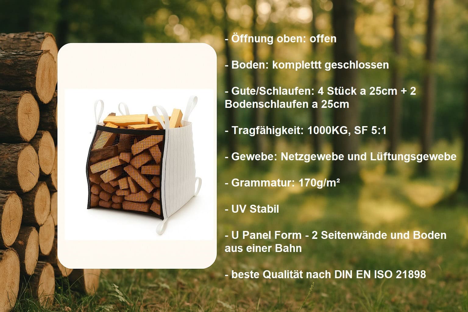 Profi Holzbag Woodbag