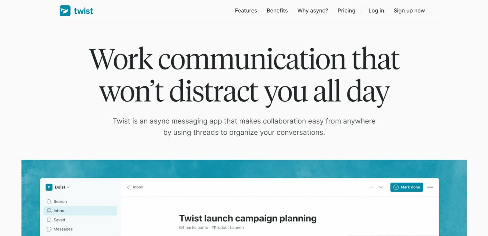 Twist - homepage