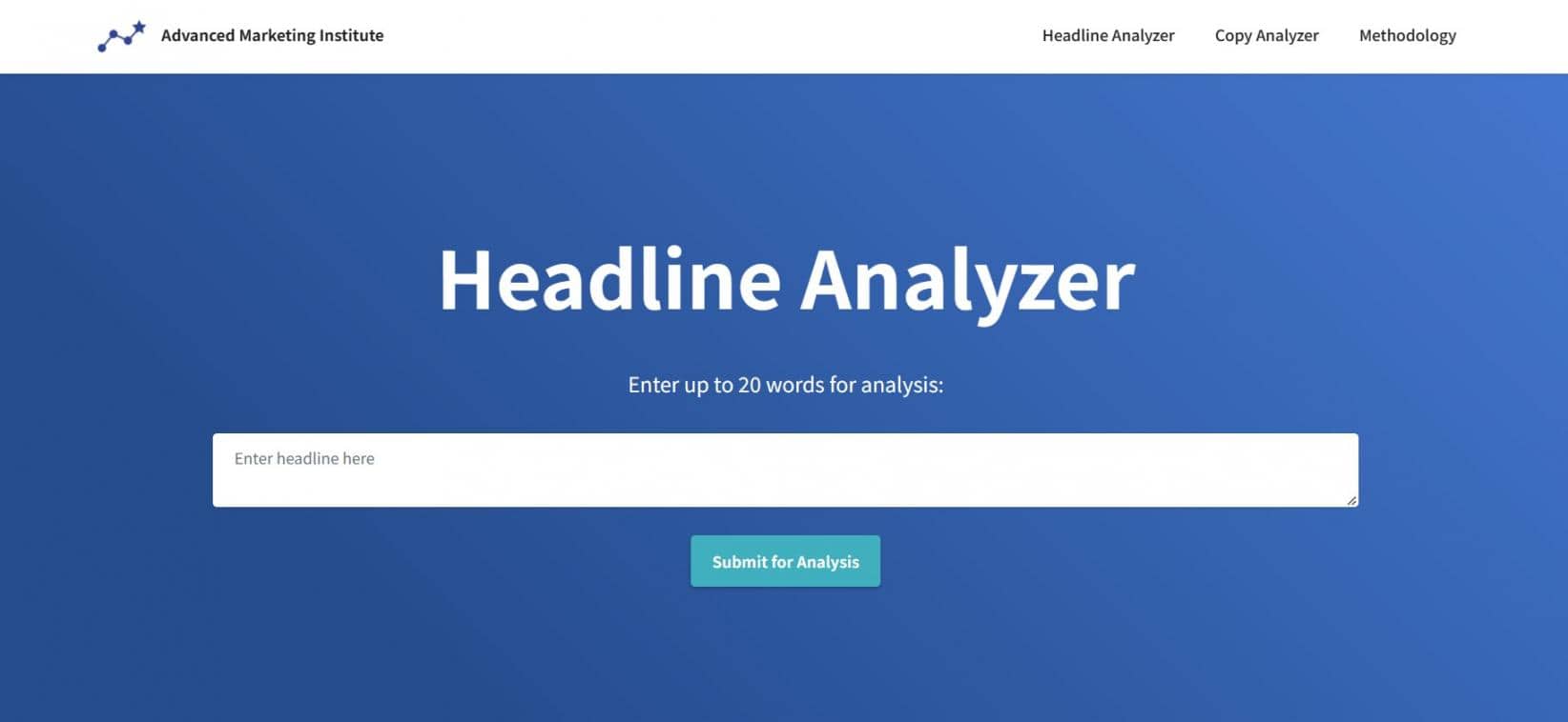 Headline Analyzer by AMI