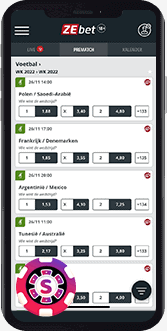 ZEbet mobiel Mobile Casino