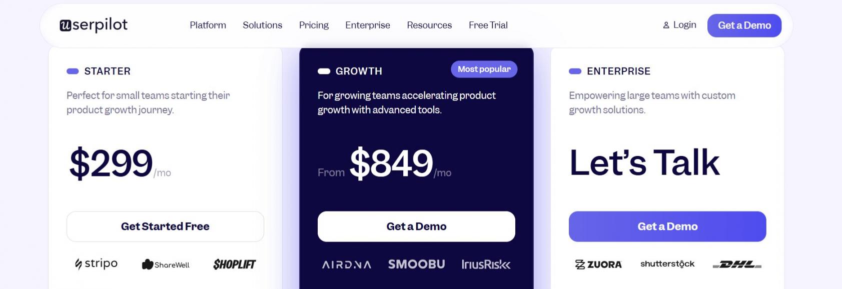 Userpilot Pricing