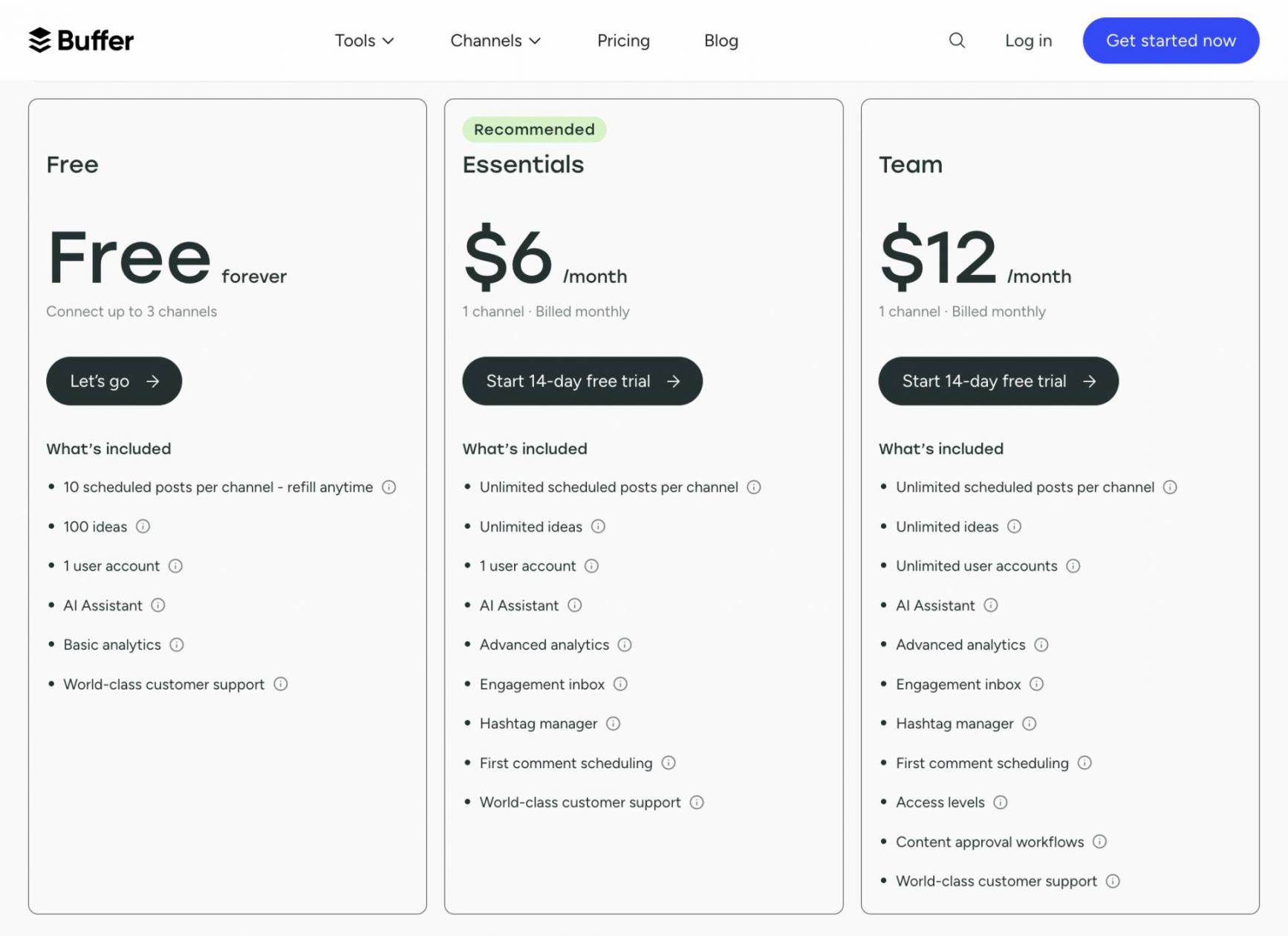 buffer-pricing