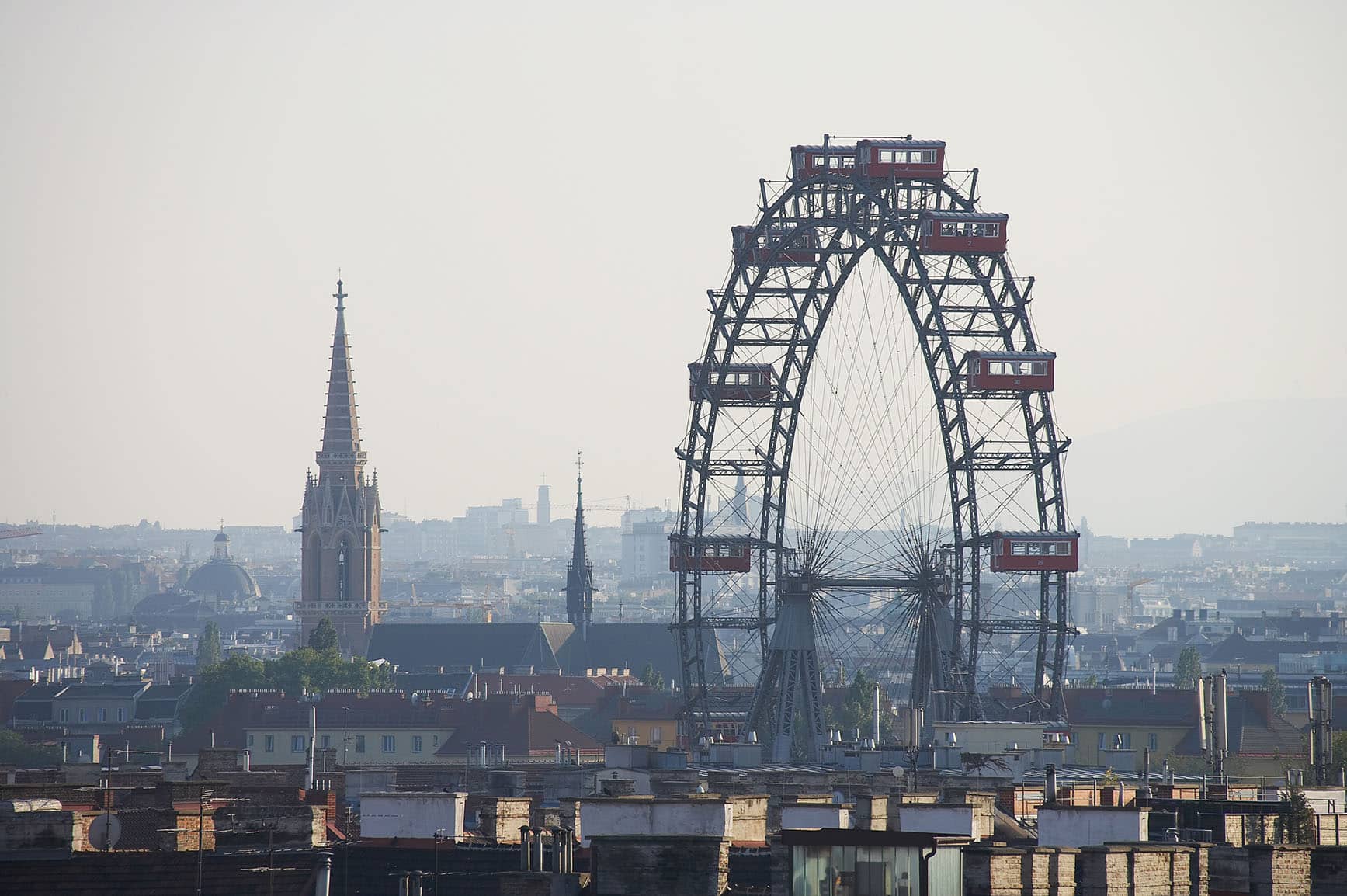 Wiener Riesenrad inmitten von Wien, Schlüsseldienst Wien