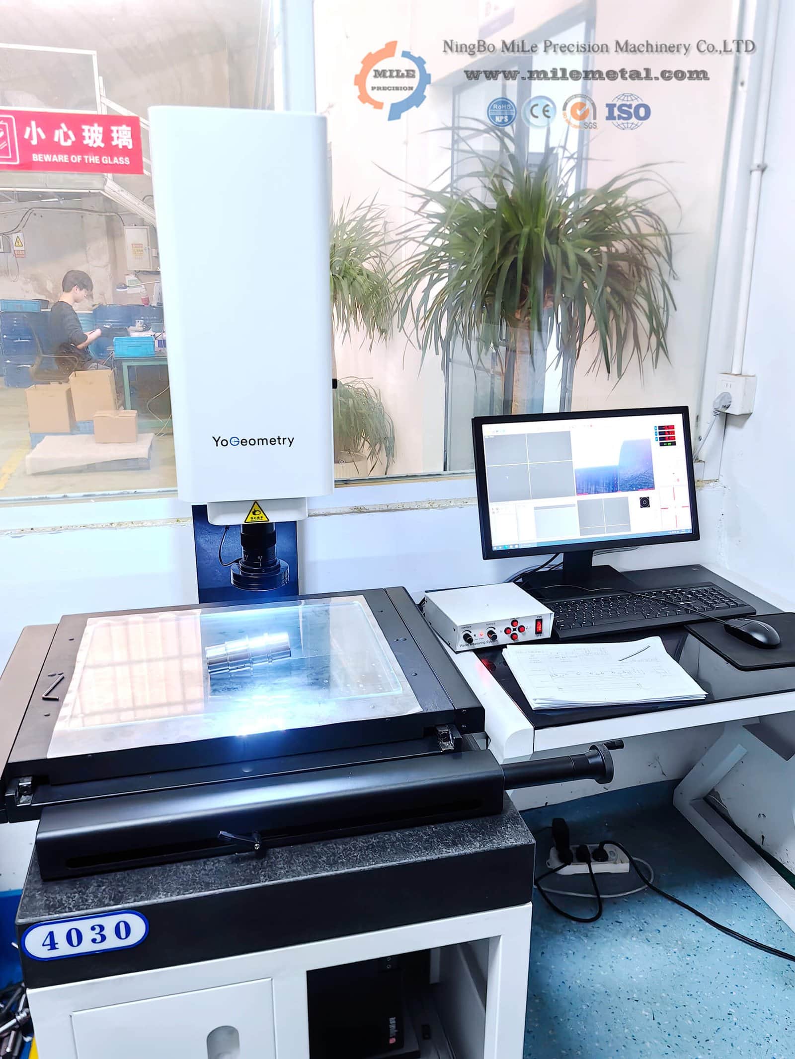 Flat-projector-measurement-image measurement