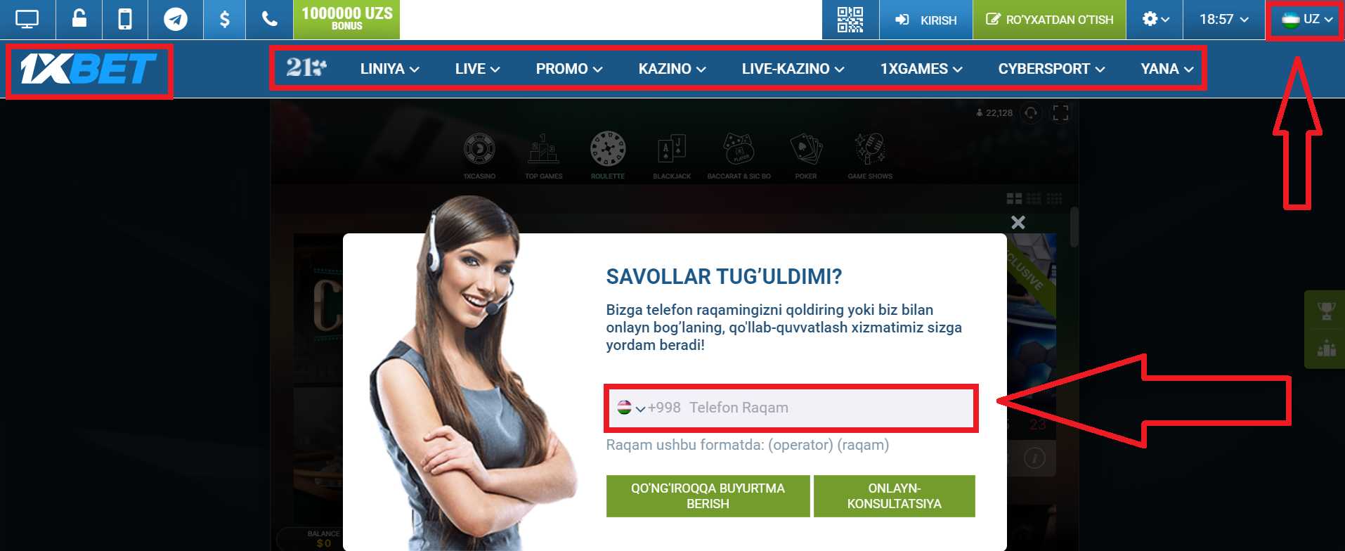 1xBet shaxsiy kabinetga kirish: qanday qilib to'g'ri bajarish kerak; u nima uchun kerak