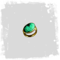 Perandus Signet Paua Ring