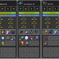 ROTMG [ENDGAME]{LEGENDARY} ACCOUNT Ninja/Huntress/Knight/ Wizard/Rogue/Bard/ Necromancer/Summoner 8/8 Legendary Pet H72/MH72/S37 SOLD