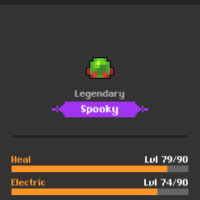 8 Сharacters 8/8 + Legendary Pet Magic Heal 55/ Heal 79/Electric 74.