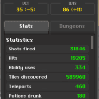 Rotmg Priest 8/8 with some UT Common Pet  Heal 30