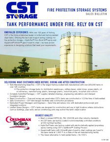Fire Protection Tech Bulletin