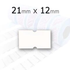 Etiketi 21x12mm-white