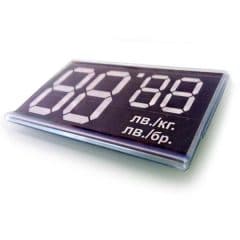 Етикет с предпазен PVC джоб 70x40mm