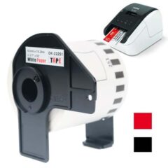 Ленти Brother DK-22251 red black