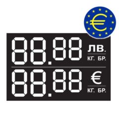 Ценови етикети лв евро EU