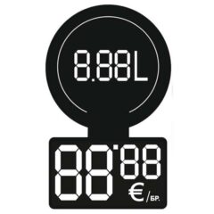 Етикети за бутилки Черни 88 Големи