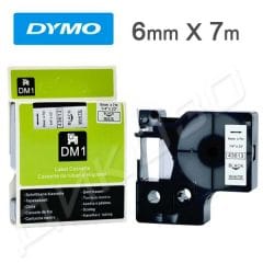 Ленти DYMO D1 White 6mm/7m 43613