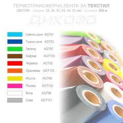 Tekstilna transferni lenti AGT Color
