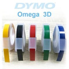 Касети с ленти за Dymo Омега, релефен 3D печат