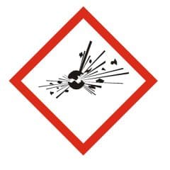 stiker eksplozivno vestestvo