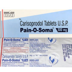 Pain O Soma (Carisoprodol) 500 mg