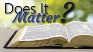 Does bible knowledge really matter