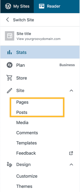 Website Pages