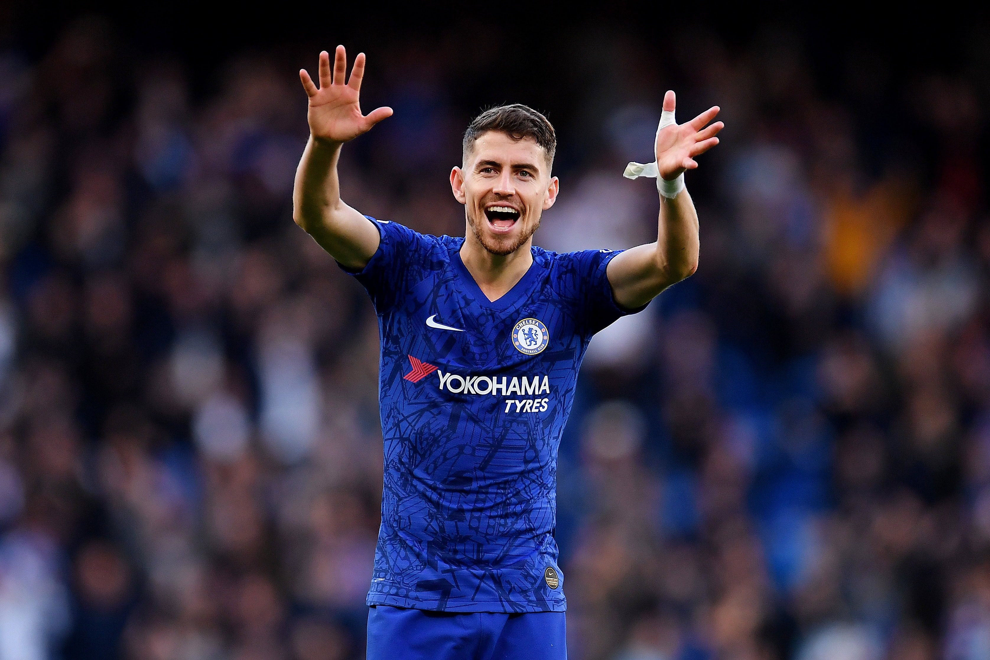 Juventus wants Chelsea to include Jorginho in any deal for Matthijs de Ligt. (Photo by Justin Setterfield/Getty Images)