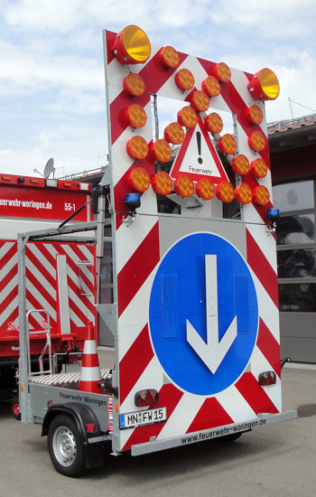 Verkehrssicherungsanhänger