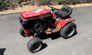 old tractor removal