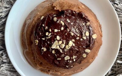 Volcán de chocolate