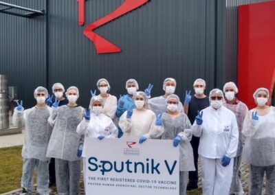 Nación recibió las primeras vacunas Sputnik V fabricadas en Argentina