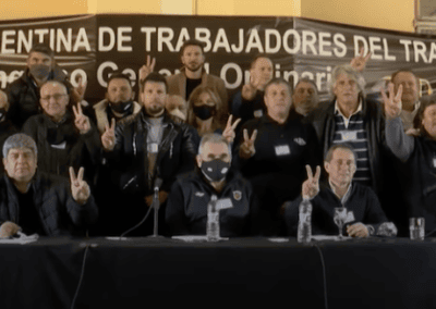 El ferroviario Sergio Sasia fue elegido presidente de la CATT
