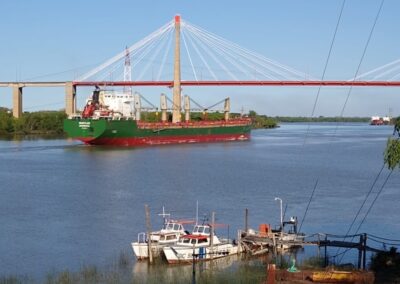 Prefectura finalizó la capacitación para medir la bajante del Paraná