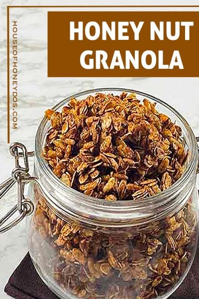 granola in a jar
