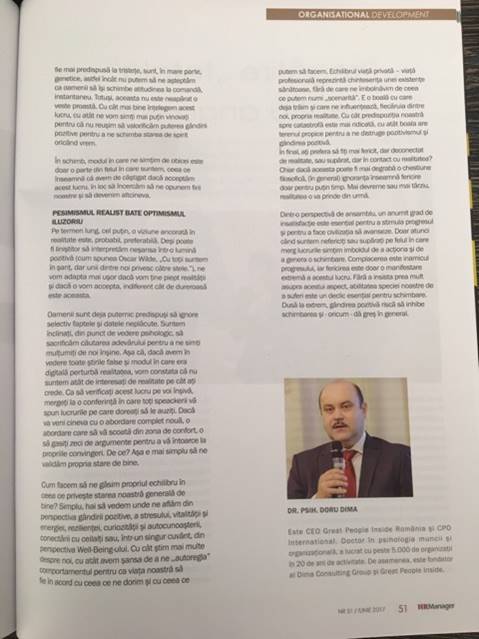 Doru Dima HR Manager