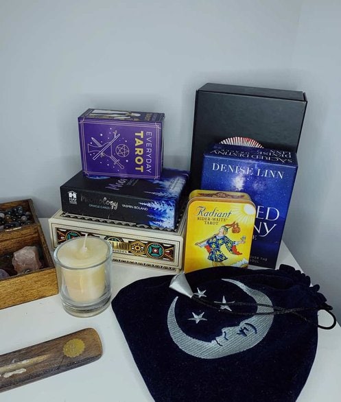 tarot decks collection of tarot decks on altar