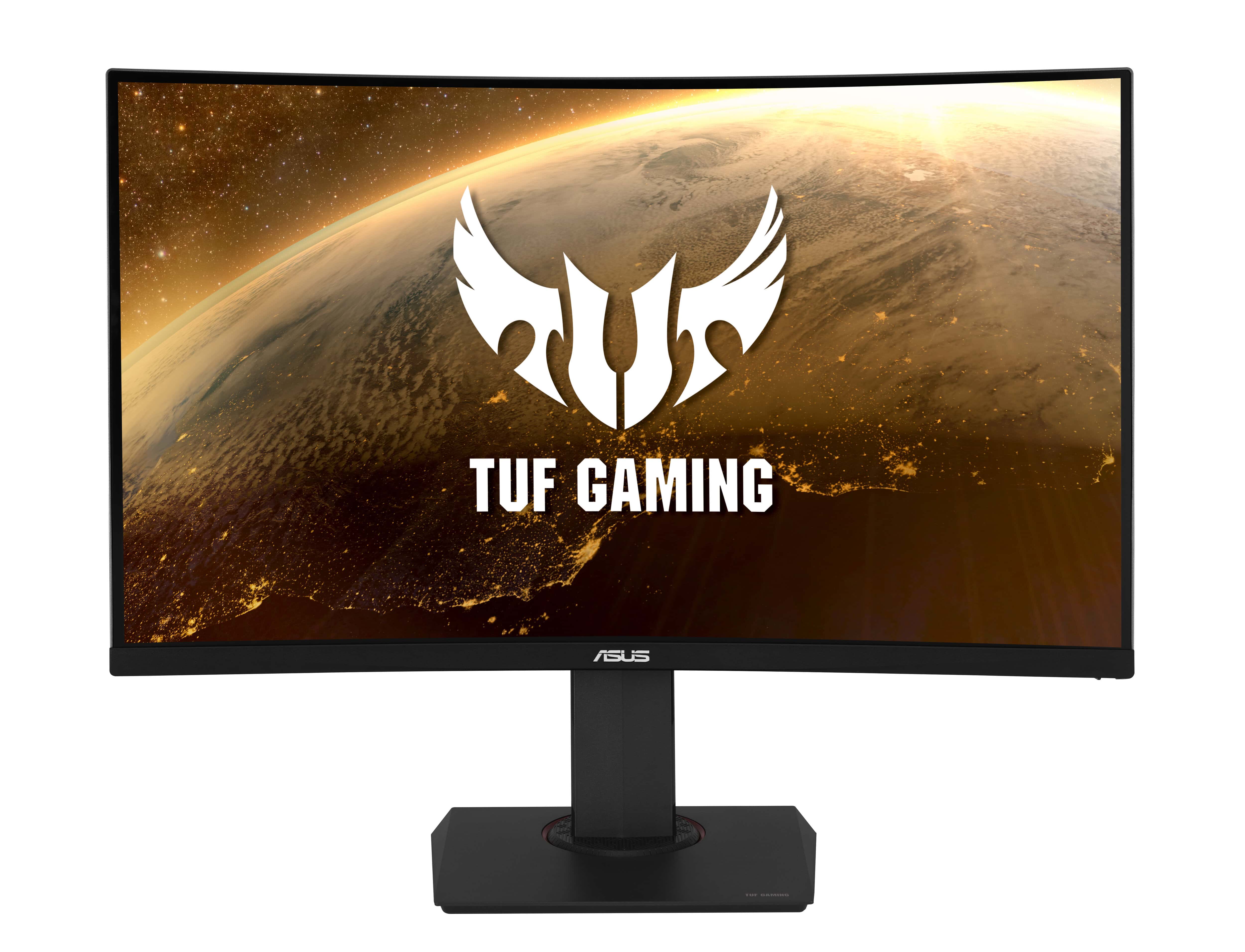 ASUS TUF Gaming VG32VQ 32 inch 2K HDR 144Hz Curved Gaming Monitor 1ms WQHD (2560 x 1440) Extreme Low Motion Blur, Speaker, Adaptive-Sync, FreeSync Premium 10 Vg32vq f